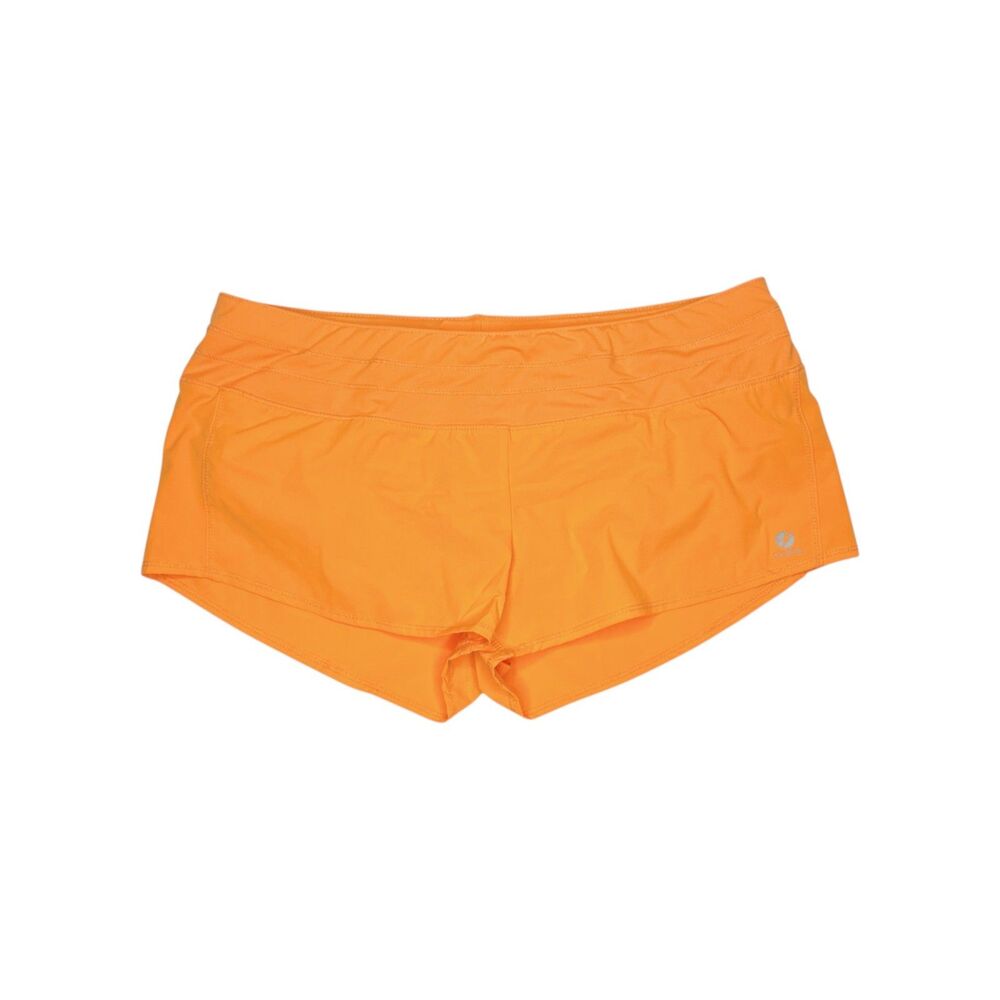Oiselle Mac Roga Shorts sz 8 * Tangerine Orange Bright Mac Rogas Running Short
